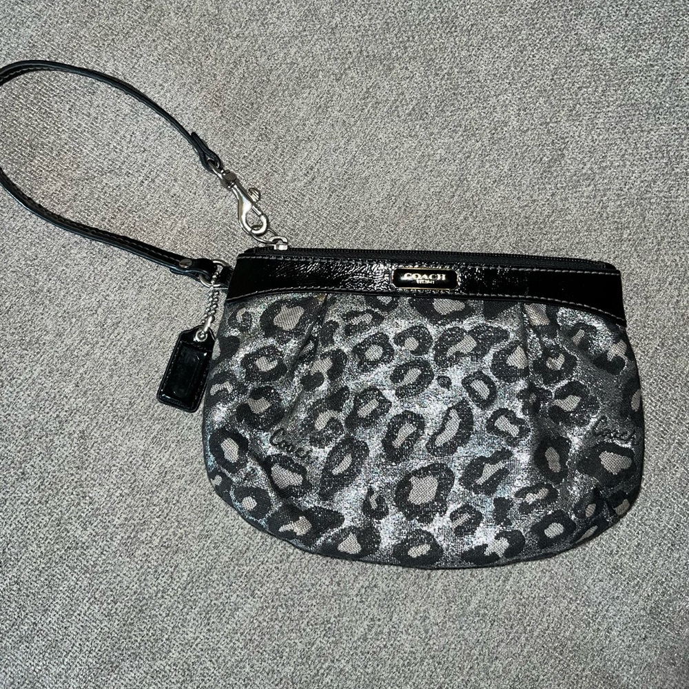 Cheetah Coach Wristlet